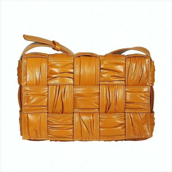 Bottega Veneta Padded Pleated Calfskin Cassette Shoulder Bag - NWT